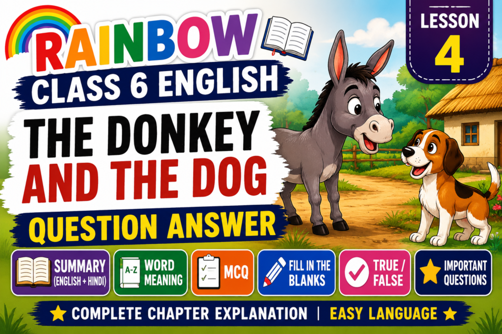 The Donkey and The Dog Question Answer
