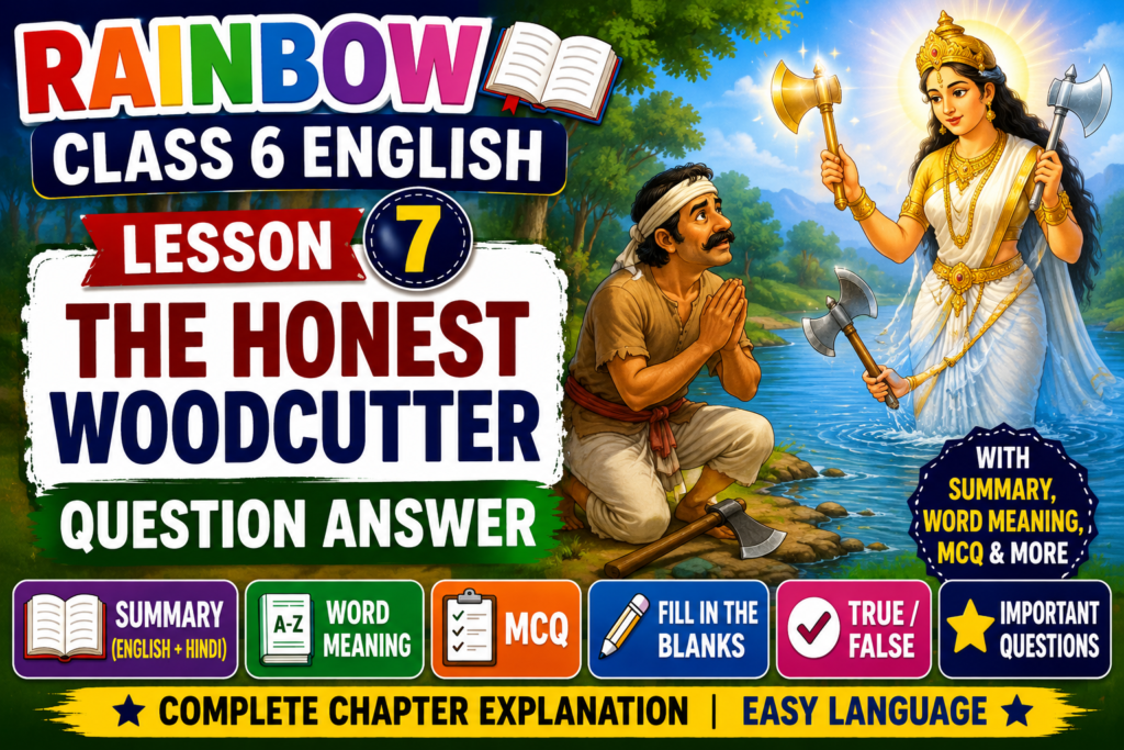 rainbow class 6 lesson 7 question answer