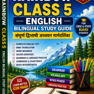 Rainbow Class 5 English Guide PDF | Hindi Translation & Solutions