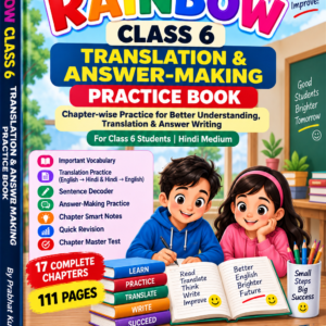 Rainbow Class 6 Translation & Answer Making Practice Book – English PDF