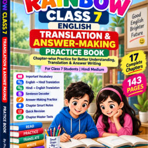 Rainbow Class 7 Translation & Answer-Making Practice Book – English PDF
