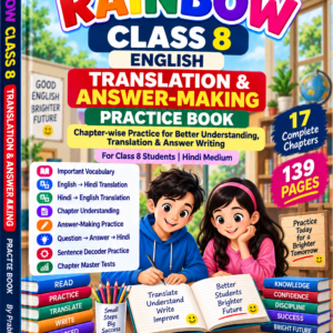 Rainbow Class 8 Translation & Answer-Making Practice Book – English PDF