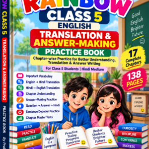Rainbow Class 5 Translation & Answer-Making Practice Book – English PDF